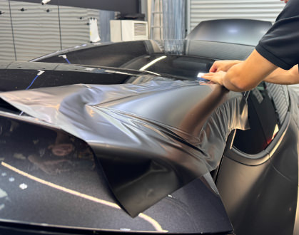 TESLAラッピング 施工イメージ