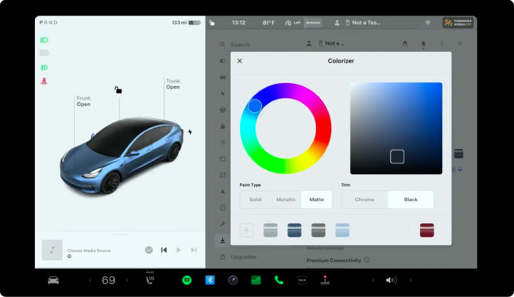 TESLA カラージェネレーター